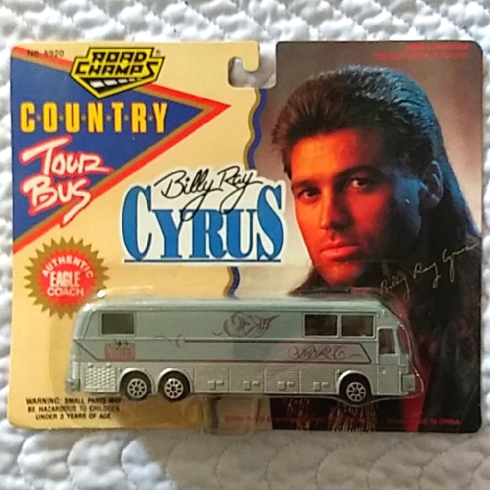 Rare Vintage 1993   BILLY RAY CYRUS  TOUR BUS